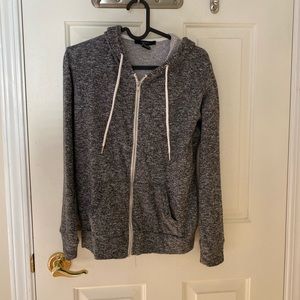 Grey Zip Up Hoodie